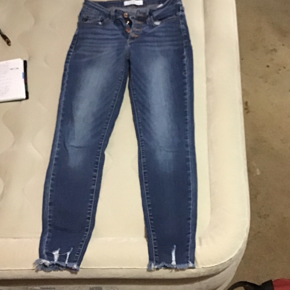 KanCan Distressed Blue Skinny Jeans
